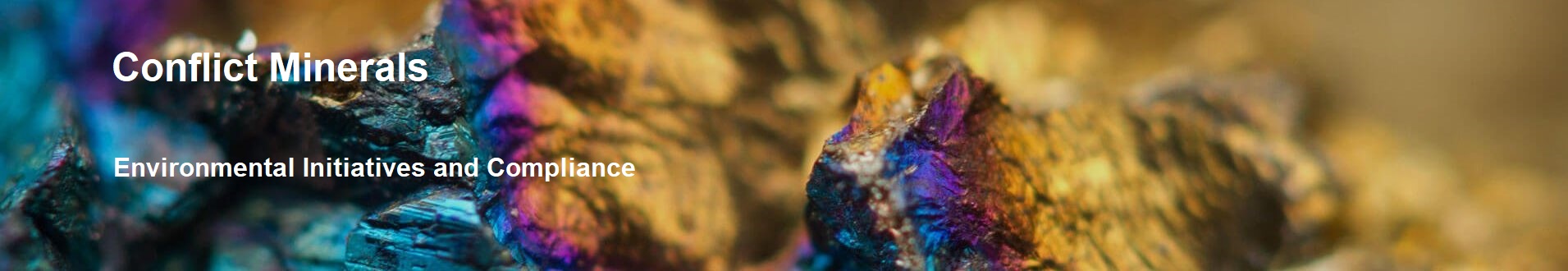 Conflict Mineral Statements